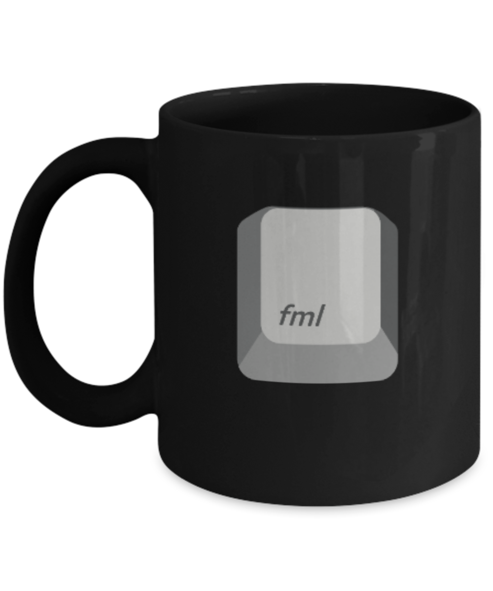 Pop culture lovers mugs , Pop Escape - Black Coffee Mug Porcelain Tea Cup 11 oz - Great Gift