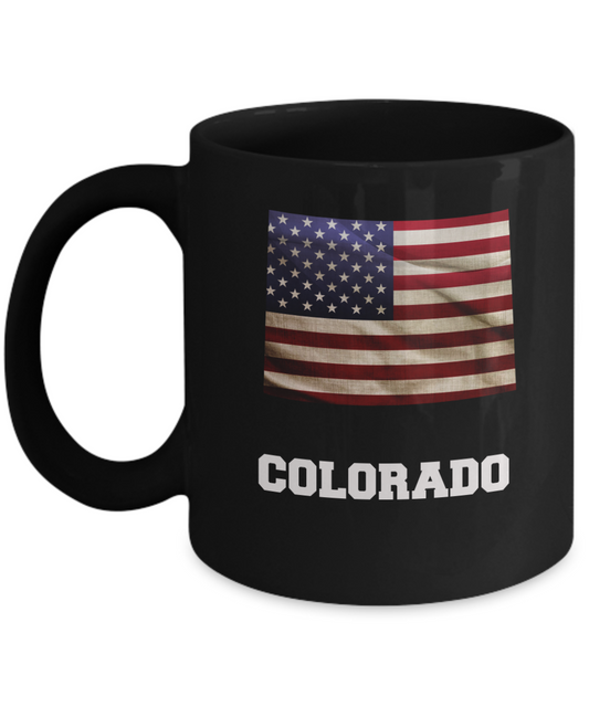 I Love Colorado Coffee Mugs Coffee mug sets - Black coffee mugs 11 oz