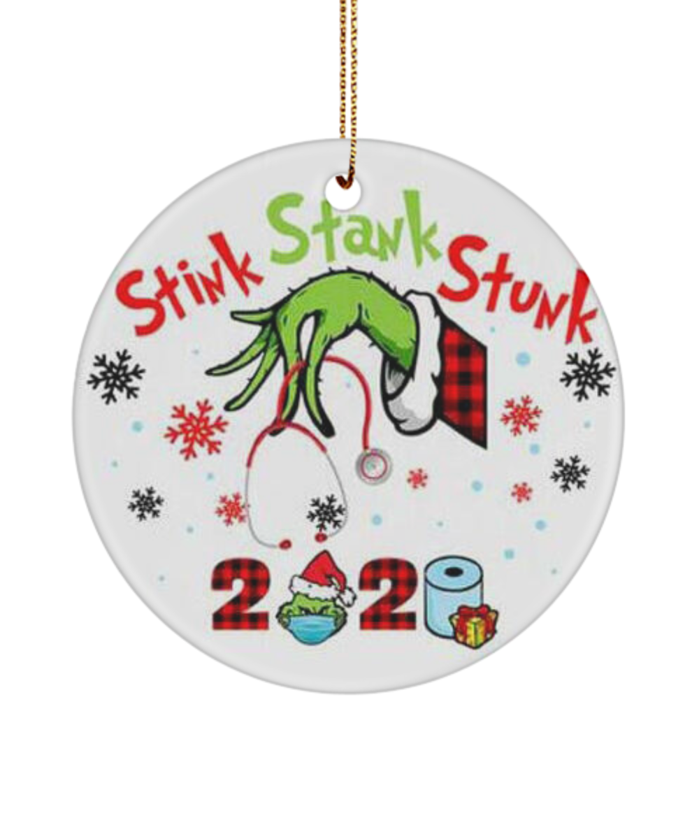 2020 Stink Stank Stunk Ornament, Cute Ornament, Trendy Ornament, Cool Ornament,tree, Holiday,USA, Secret Santa