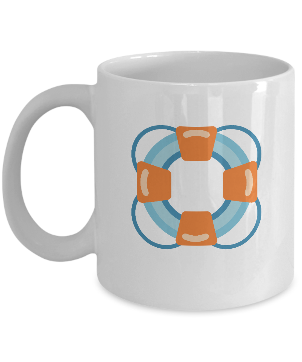Beach Swim ball coffee mugs - Funny Christmas Gifts - white Coffee Mug  Birthday Gag Gifts 11 oz