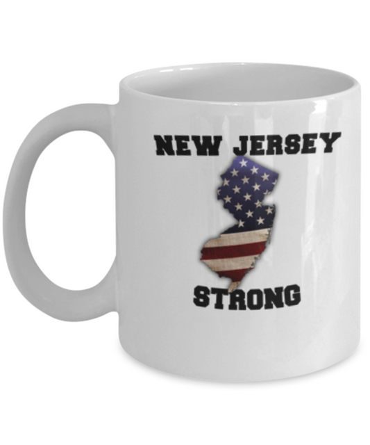 New Jersey State coffee mug - Porcelain White Funny Coffee White coffee mugs 11 oz