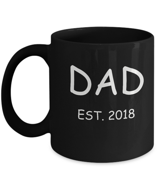 Pregnancy 2018 Announcement Coffee Mug Set 11oz - Black coffee mugs 11 oz