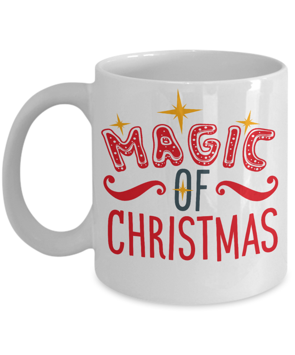 Knightmare before christmas mug - Magic of Christmas - Funny Christmas Gift Mugs, Christmas Gifts for family Ceramic Cup White, Funny Mugs Gift Ideas 11 Oz