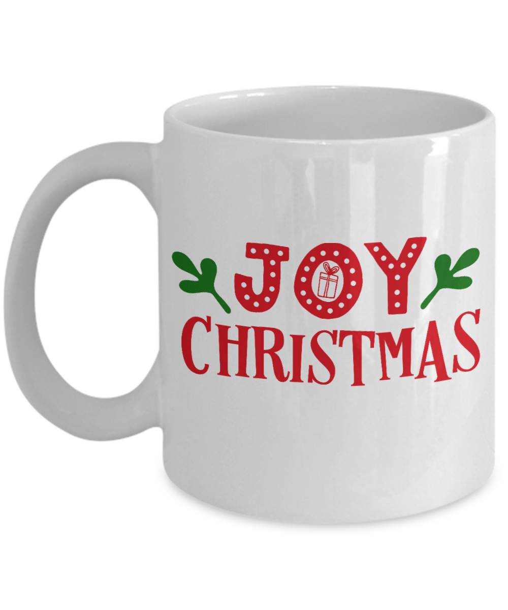 Knightmare before christmas mug - Joy Christmas - Funny Christmas Gift Mugs, Christmas Gifts for family Ceramic Cup White, Funny Mugs Gift Ideas 11 Oz
