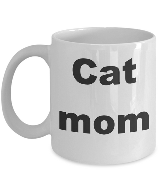 Our name is mud cat mom coffee mugs - Cat mom - White Porcelain Coffee Cup,Premium 11 oz Funny Mugs White coffee cup Gifts Ideas
