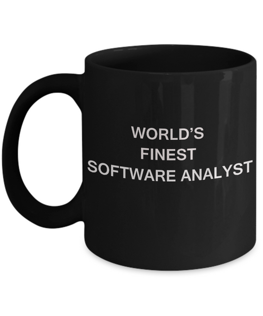 World's Finest Security engineer - Porcelain Black Funny Coffee Mug 11 OZ Funny Mugs