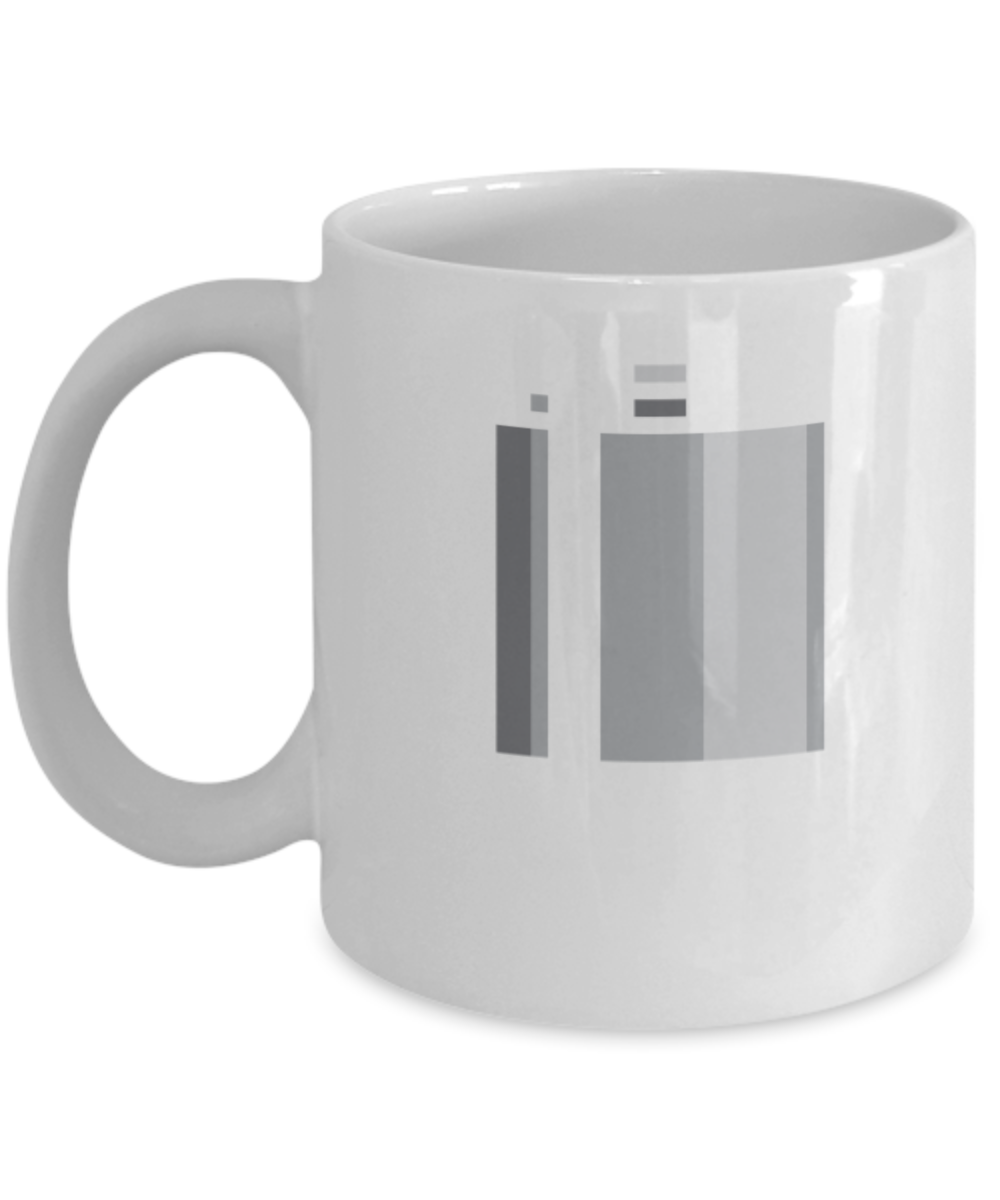 Pop culture lovers mugs , Flask - White Coffee Mug Porcelain Tea Cup 11 oz - Great Gift