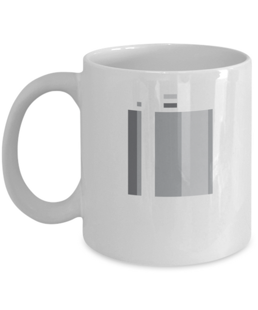 Pop culture lovers mugs , Flask - White Coffee Mug Porcelain Tea Cup 11 oz - Great Gift