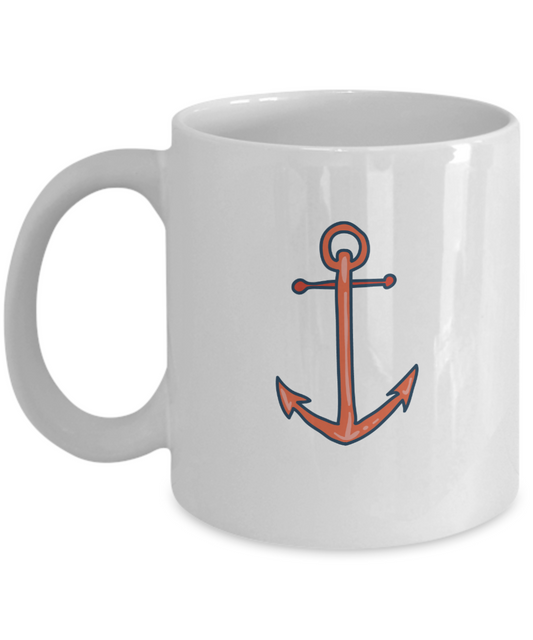 Anchor Shipmen Funny white mugs - Funny Christmas Gifts - White coffee mugs 11 oz