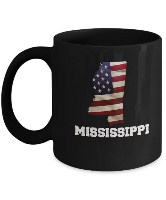 I Love Mississippi Coffee Mugs Coffee mug sets - Black coffee mugs 11 oz