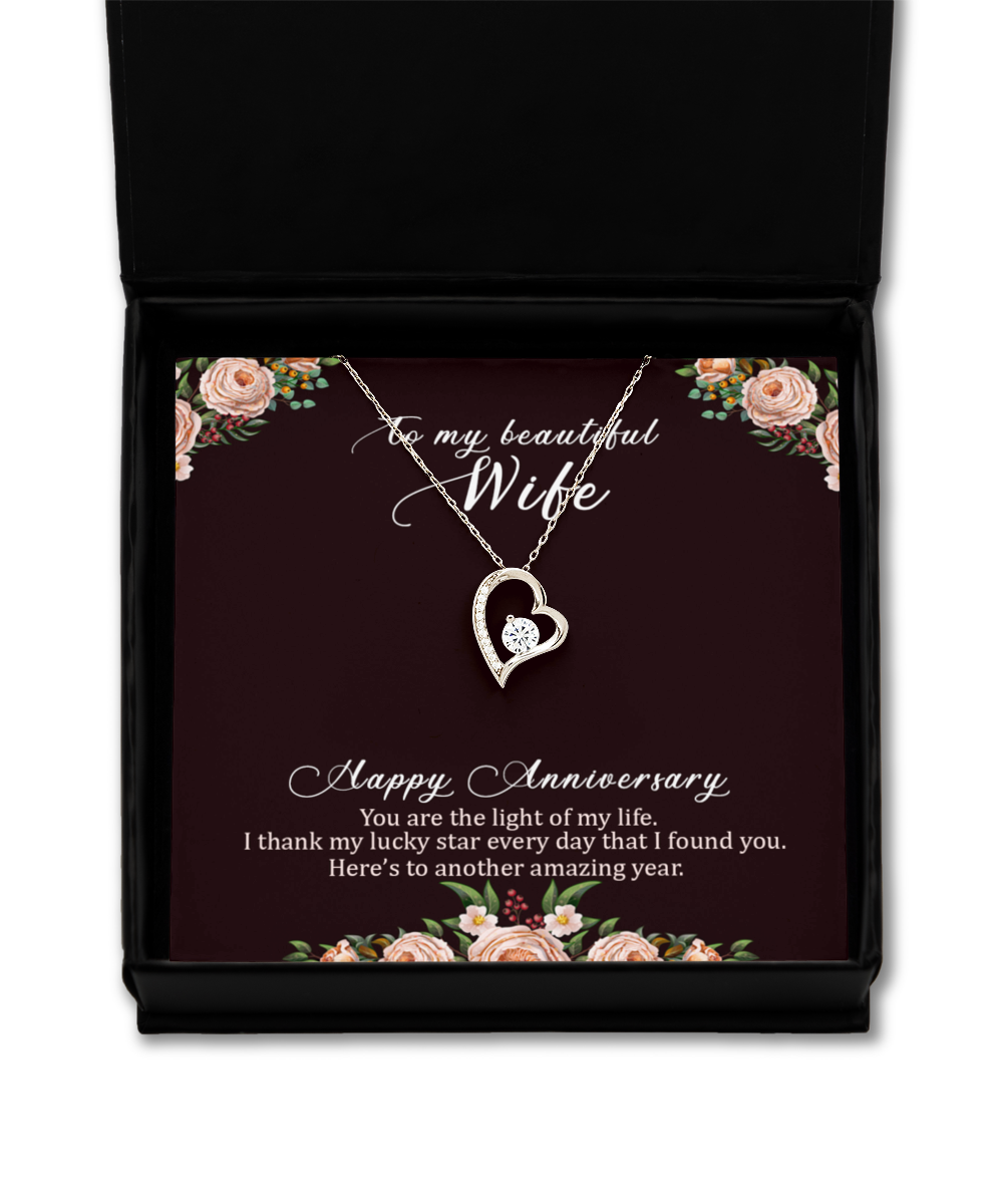 Wife Gift Necklace, Anniversary Gift Necklace For Wife, Gift Necklace from Husband, Wedding Anniversary Party Gift Necklace, Gift For Wife