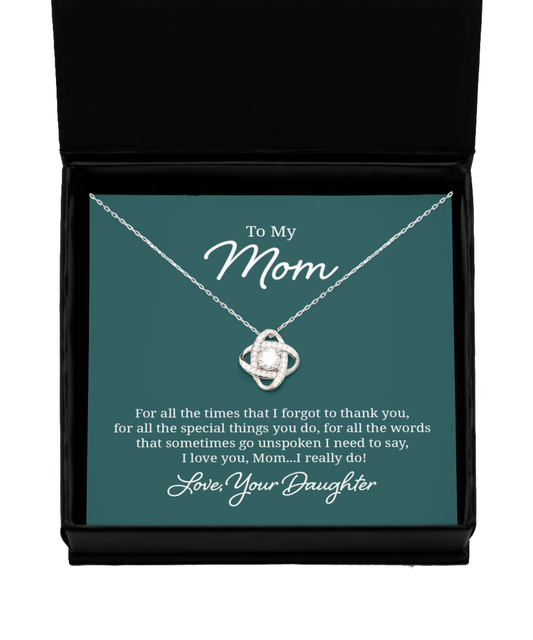 Mom gift Necklace, Birthday Gift for Mom, Mother Gift Necklace, Gift from Daughter, Mothers Day Gift necklace, Daughter Gift for mom