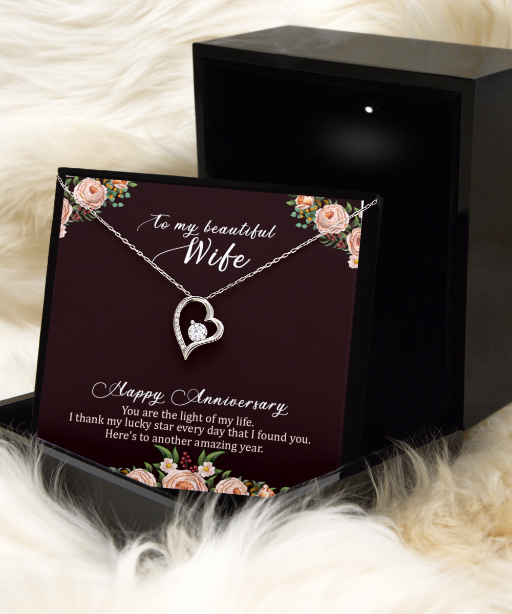 Wife Gift Necklace, Anniversary Gift Necklace For Wife, Gift Necklace from Husband, Wedding Anniversary Party Gift Necklace, Gift For Wife