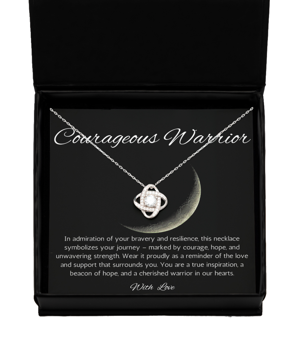 Survivor Gift Necklace, Cancer survivor Gift Necklace, Heart Attack Survivor, Interlocking Heart Necklace, Motivational Gift Necklace