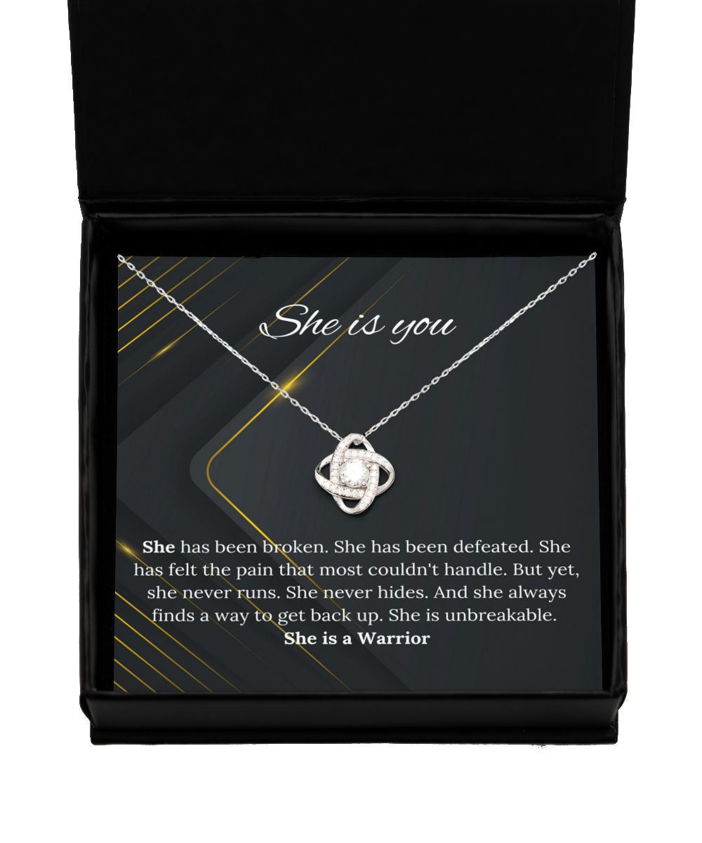 Cancer Survivor Gift Necklace, Inspirational Gifts, Motivational Gift For Cancer Patients, Breast Cancer Jewelry, Strength Jewelry Necklace, Motivational Quotes Necklace