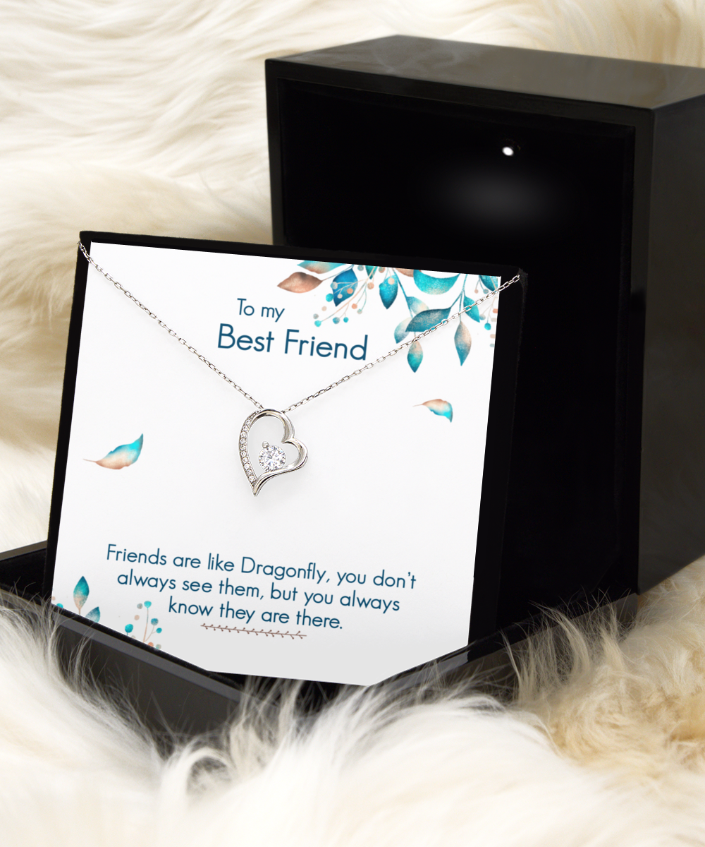 Best Friend Gift Necklace, Birthday Gift necklace For Best Friend, BFF Gift Necklace, Solitaire Crystal Necklace For Best Friend