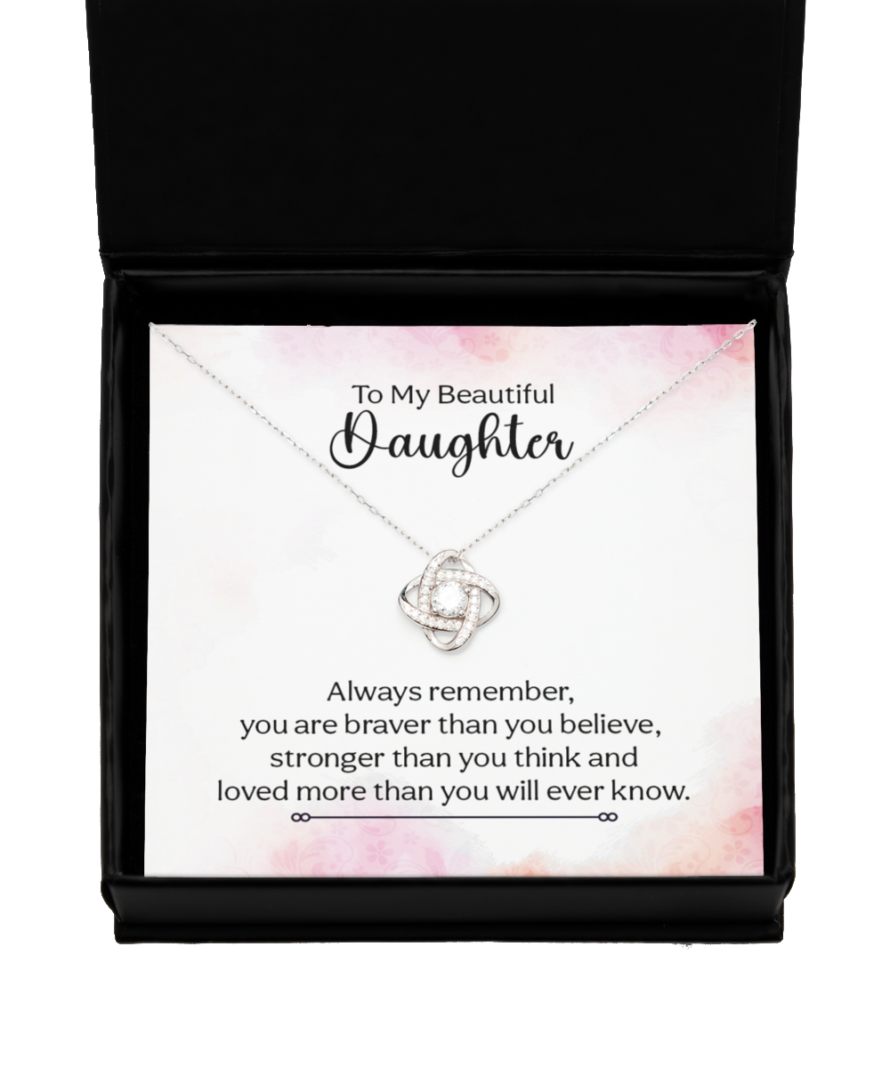 Daughter gift necklace, Birthday gift necklace for Daughter, Graduation gift, Gift from Mom, Dad, Inspirational gift for Daughter