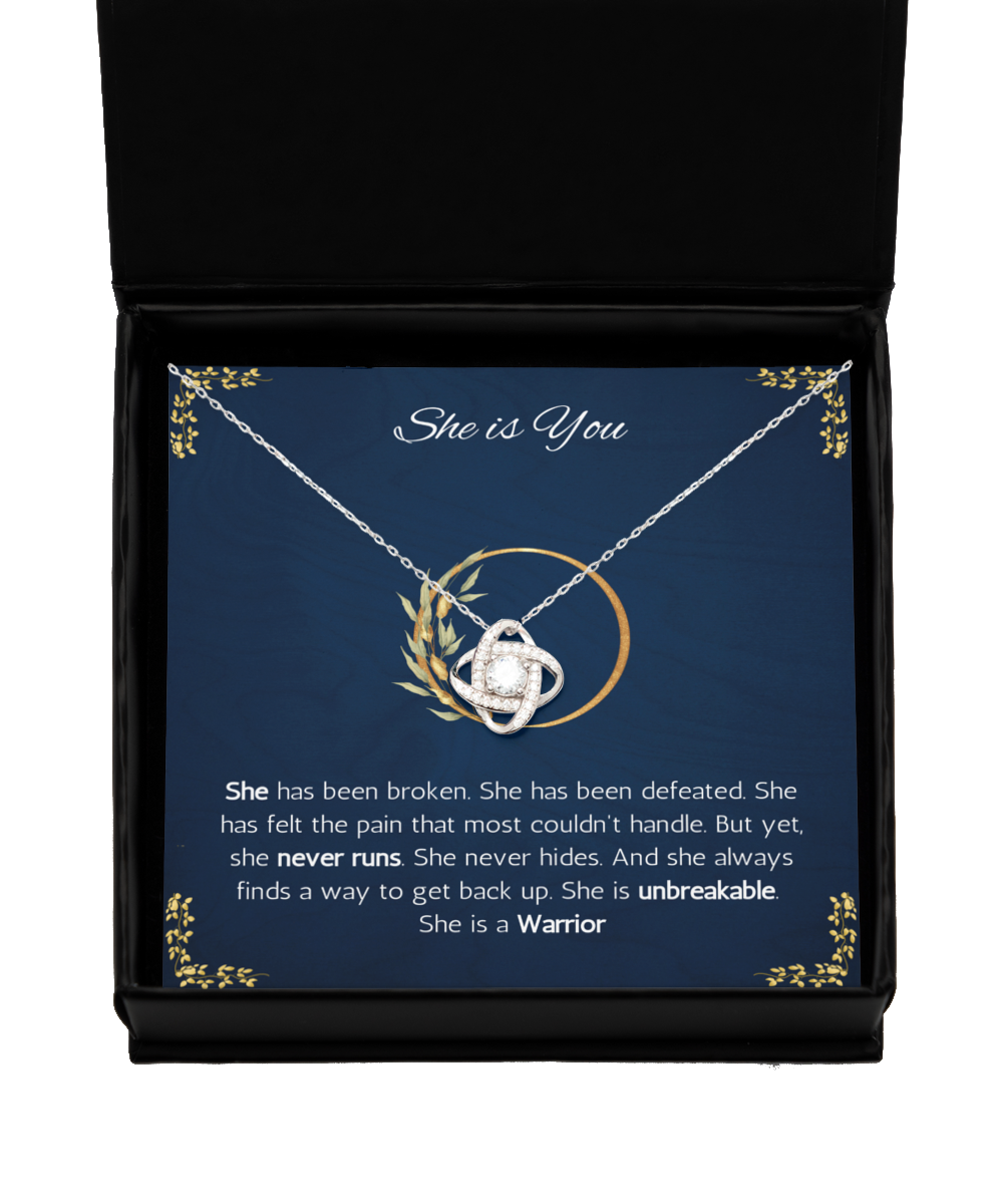 Cancer Survivor Gift Necklace, Motivational Gifts For Cancer Survivor, Sympathy Gift, Inspirational Gifts, Strength Jewelry Necklace