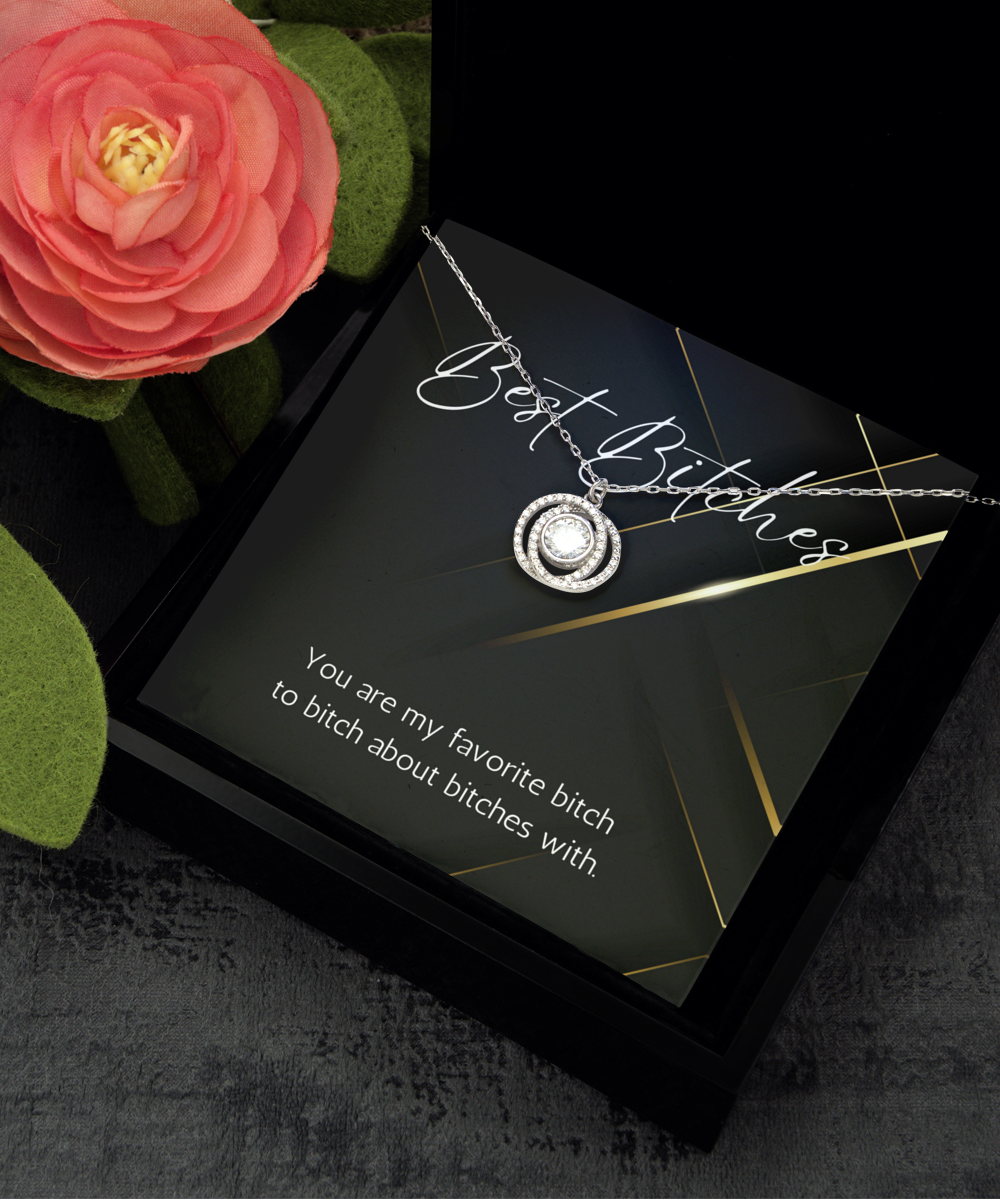 Best Bitches Gift, Best bitches Necklace, Friendship Jewelry, Bff Gift, Best friend for Ever, Best friend Necklace gift, Message Card