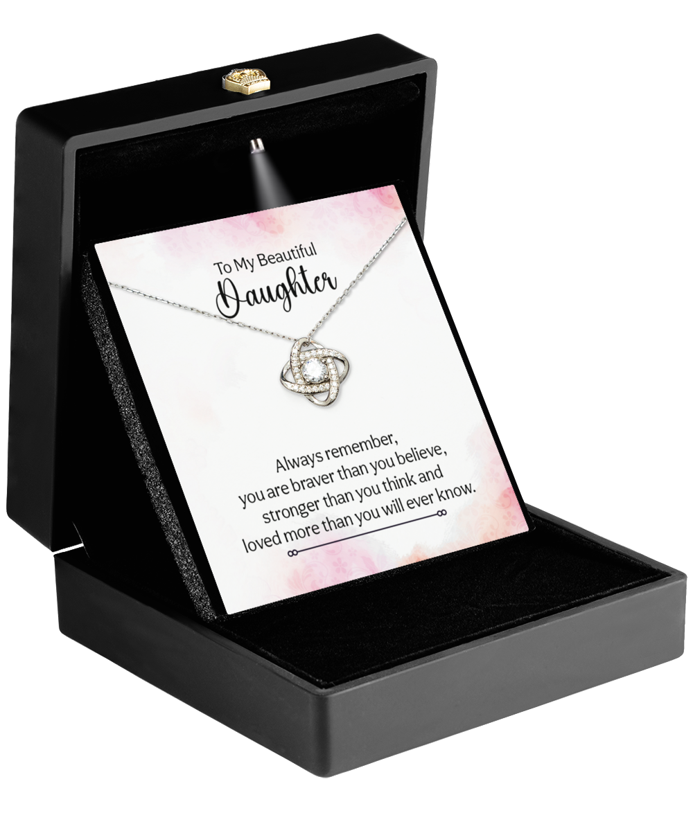 Daughter gift necklace, Birthday gift necklace for Daughter, Graduation gift, Gift from Mom, Dad, Inspirational gift for Daughter