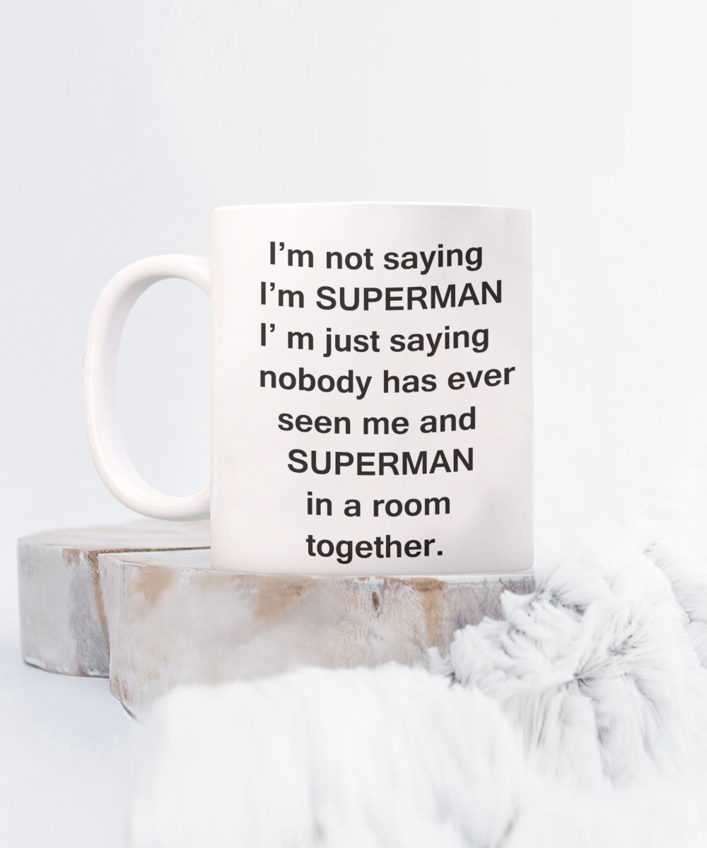 Superhero Coffee mug, Gift for Superhero Lovers, Birthday Gift Coffee Mug-White Ceramic Coffee Mug 11oz