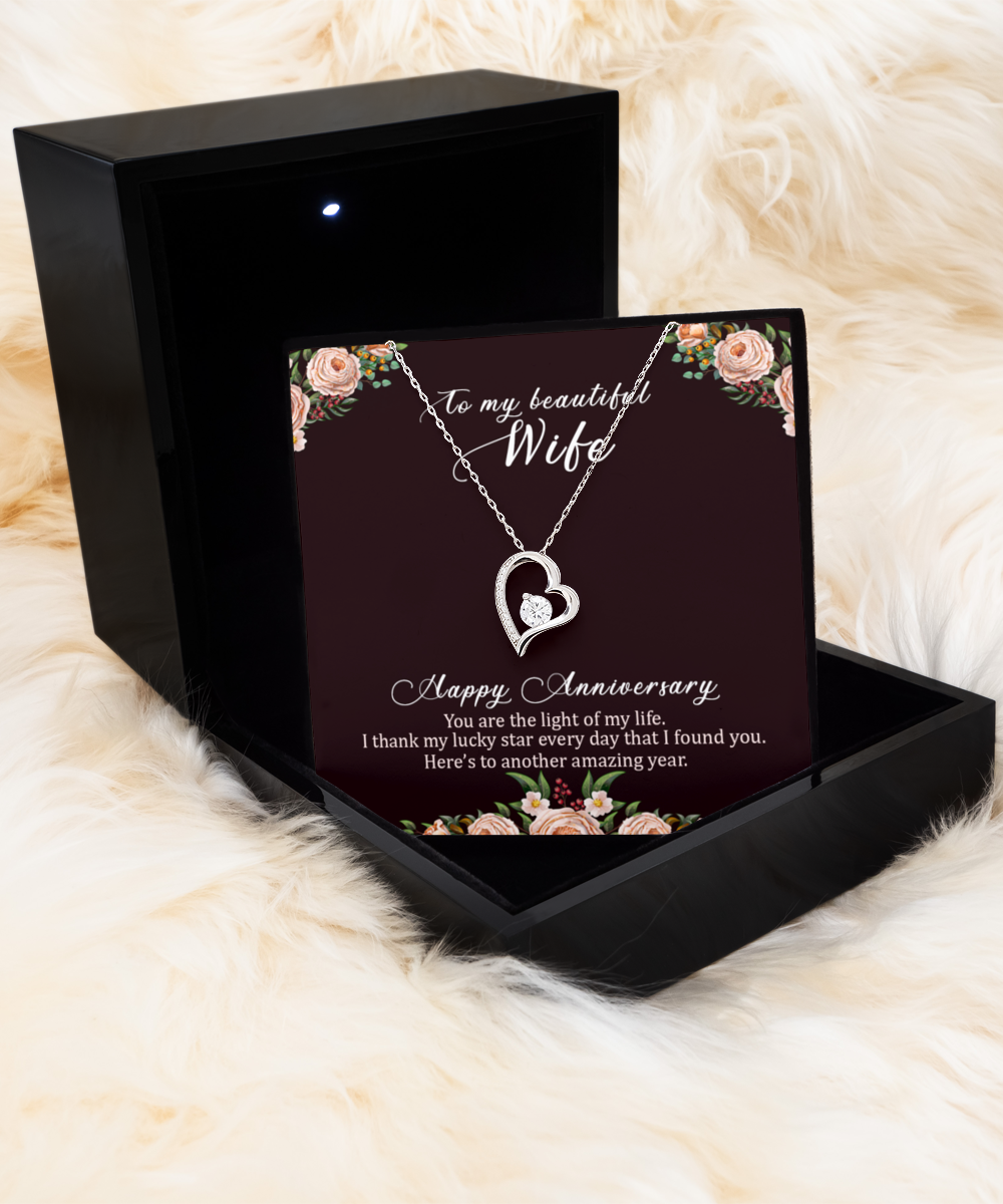 Wife Gift Necklace, Anniversary Gift Necklace For Wife, Gift Necklace from Husband, Wedding Anniversary Party Gift Necklace, Gift For Wife