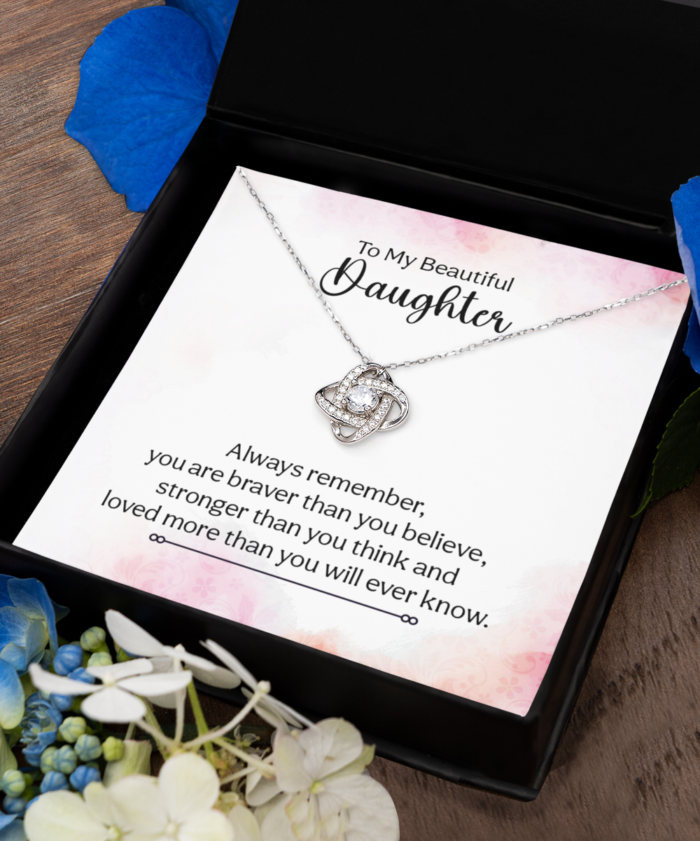Daughter gift necklace, Birthday gift necklace for Daughter, Graduation gift, Gift from Mom, Dad, Inspirational gift for Daughter